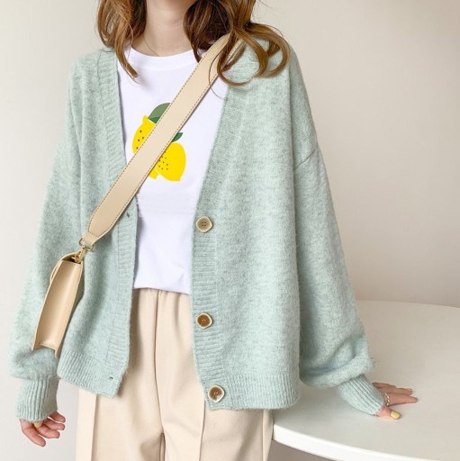 Pull femme ample avec boutons G205