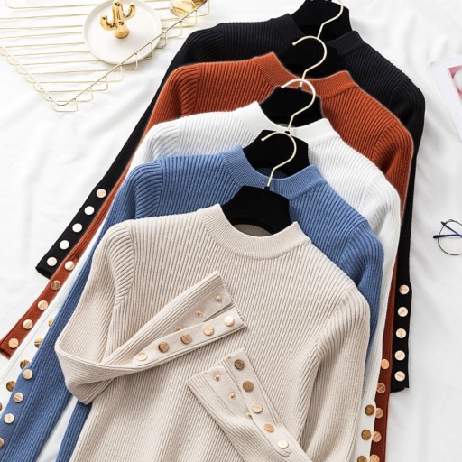Pull femme avec boutons G252