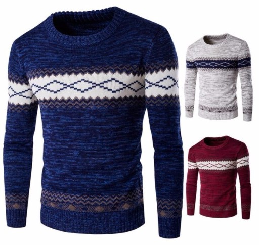 Pull homme à motif J2233