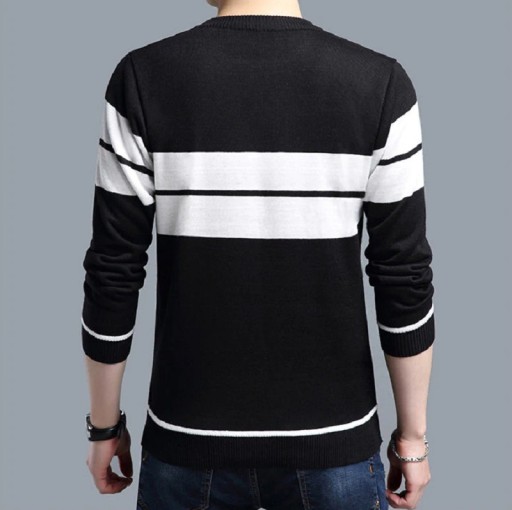 Pull homme à rayures F207