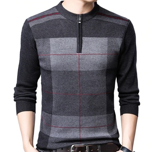 Pull homme avec zip F205