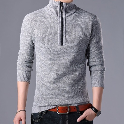 Pull homme avec zip