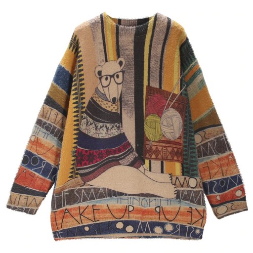 Pull pour femme avec motif A2336