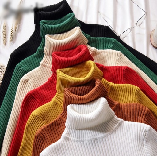 Pull pour femmes avec col roulé G225