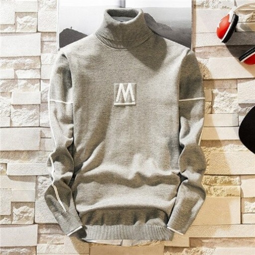 Pull pour homme avec col roulé F179