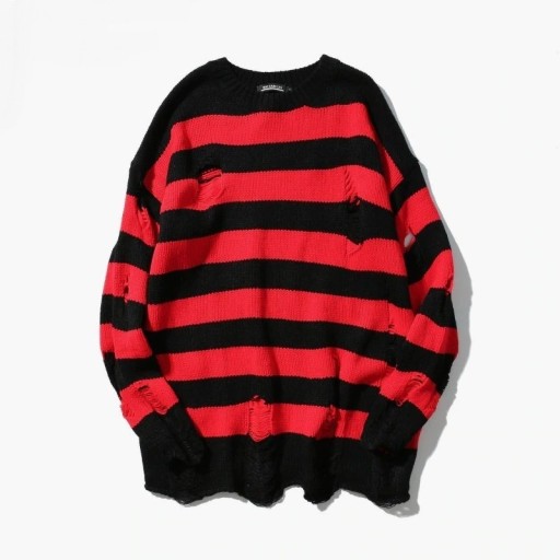 Pull pour homme avec des trous