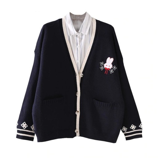 Pullover feminino com coelho