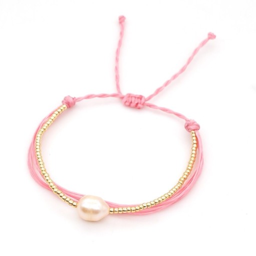 Pulseira ajustável feminina com bolas H176
