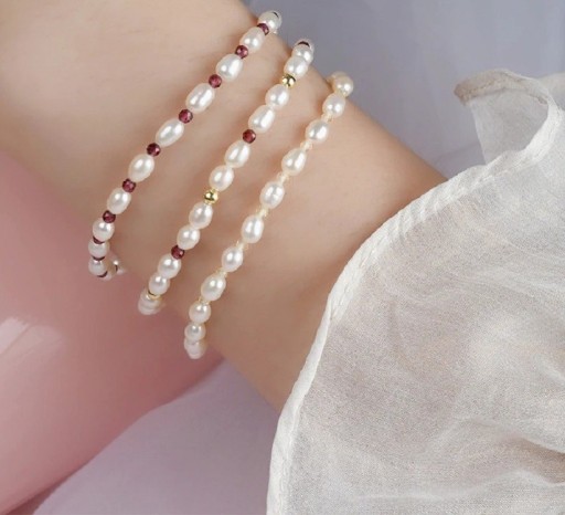 Pulseira de pérolas para senhora P158