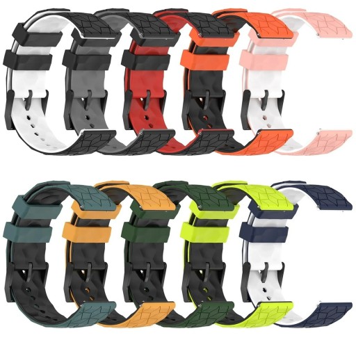 Pulseira de silicone de 22 mm para Samsung Galaxy Watch 3 45 mm Watch 46 mm Gear S3 Huawei Watch GT4 46 mm GT 46/42 mm