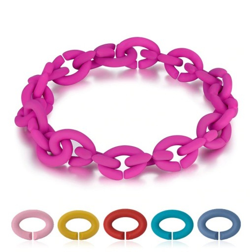 Pulseira de silicone para senhora