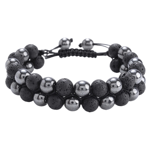 Pulseira dupla de contas Z267