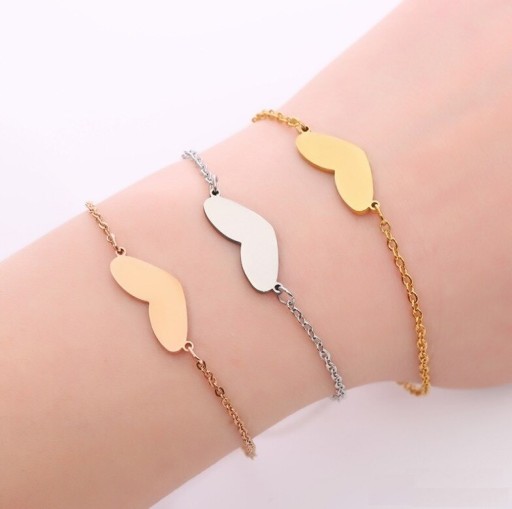 Pulseira feminina com coração P106