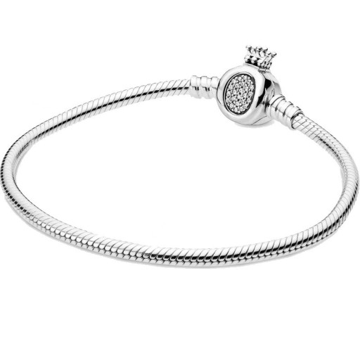 Pulseira feminina com coroa