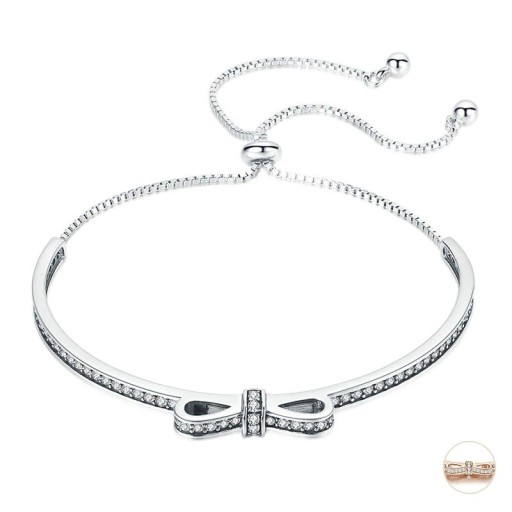 Pulseira feminina com laço