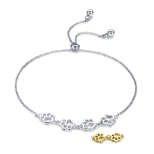 Pulseira feminina com patas