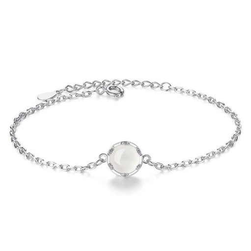 Pulseira feminina com pedra da lua J104