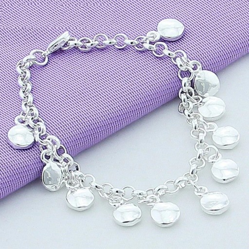 Pulseira feminina com pendentes P179