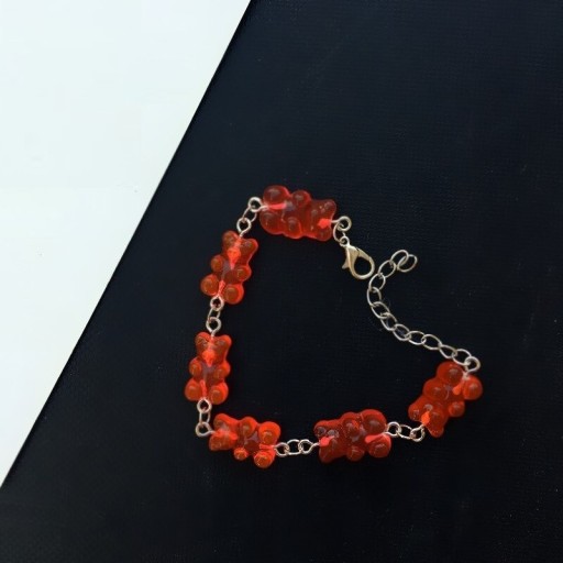 Pulseira feminina com ursos