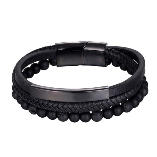 Pulseira masculina de várias camadas H520