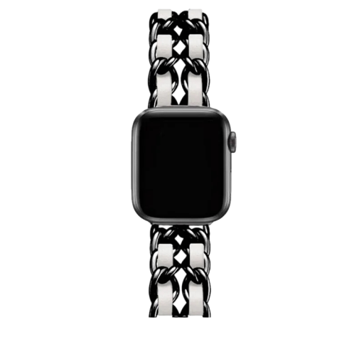 Pulseira metálica feminina para Apple Watch 42 44 45 46 49 mm compatível com as Series 1–9 SE Ultra