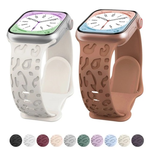 Pulseira para Apple Watch S10 46 mm e Apple Watch 42 mm 44 mm 45 mm 49 mm Pulseira de silicone confortável Pulseira flexível e resistente para relógios inteligentes