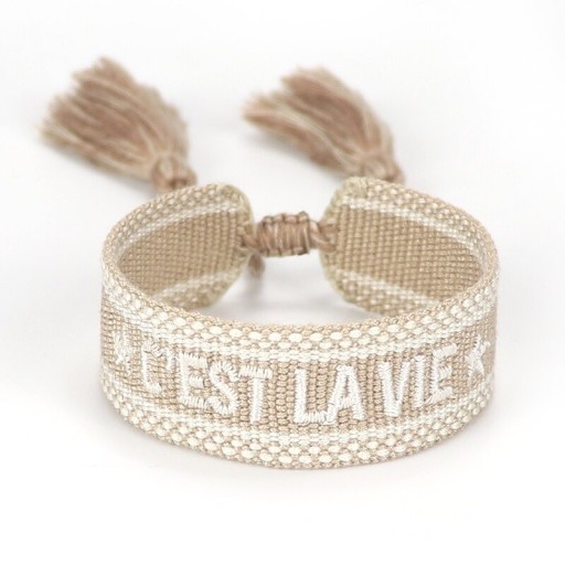 Pulseira tricotada feminina H247