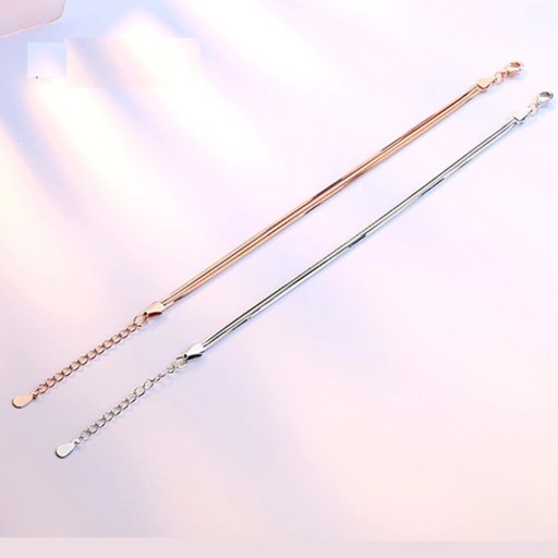 Pulseira tripla feminina H73