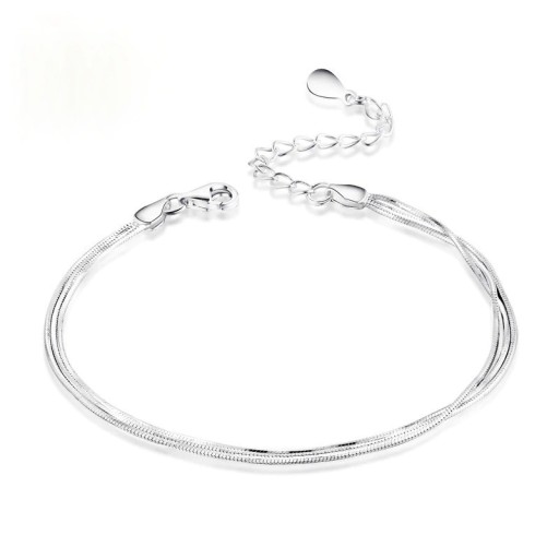 Pulseira tripla feminina