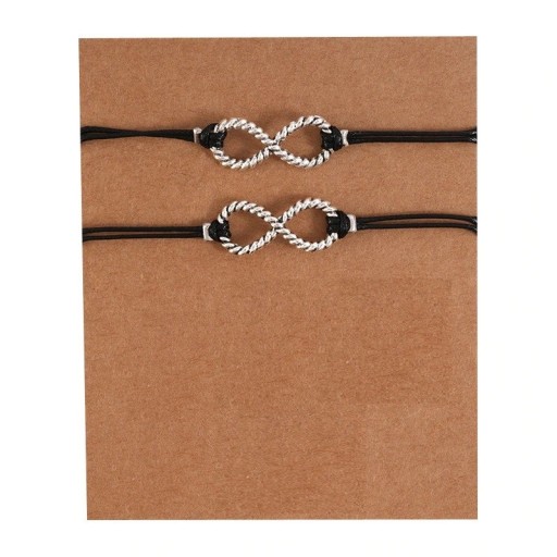 Pulseiras de cordão 2 pcs