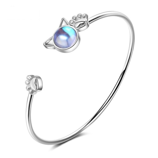 Pulsera abierta de mujer con piedras H129