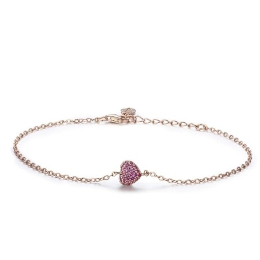 Pulsera de cadena de corazón para mujer P209