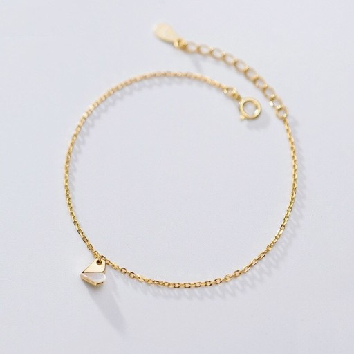 Pulsera de cadena de corazón para mujer P222