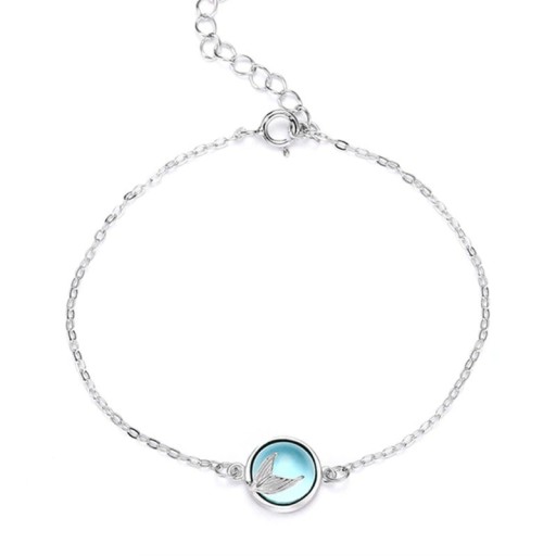 Pulsera de cadena de mujer con aleta