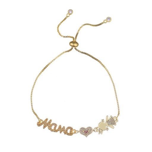 Pulsera de cadena para mujer mamá