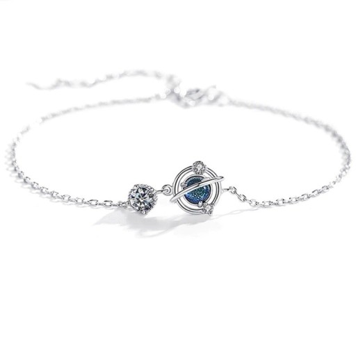 Pulsera de cadena para mujer planeta