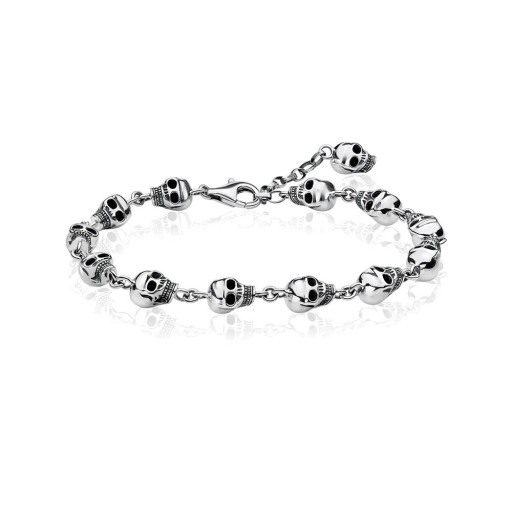Pulsera de calavera para mujer