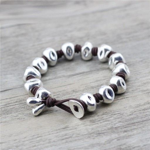 Pulsera de cuero H371