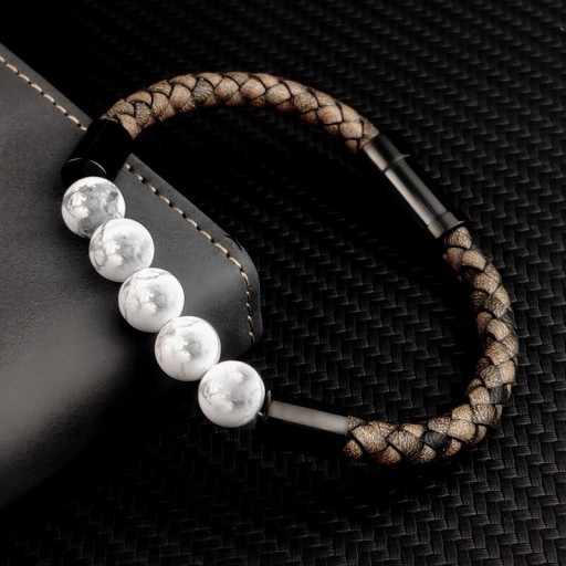 Pulsera de cuero para hombre H252