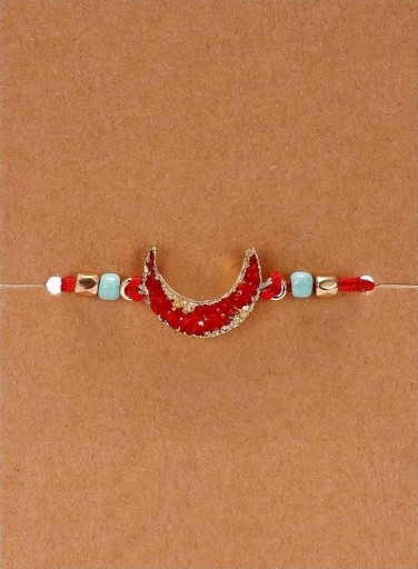 Pulsera de hilo con luna