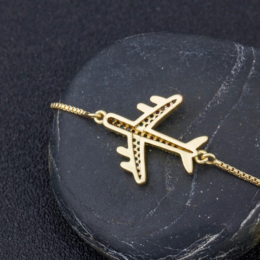 Pulsera de mujer con avión
