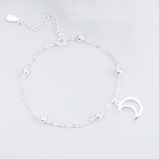 Pulsera de mujer con cadena y luna H143