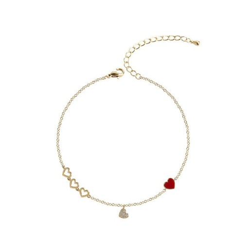 Pulsera de mujer con corazones P79