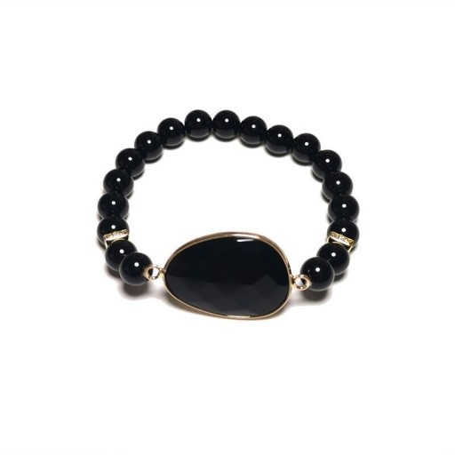 Pulsera de mujer con cuentas y piedra