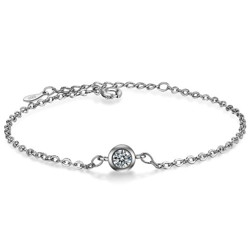 Pulsera de mujer de cadena con piedra H132