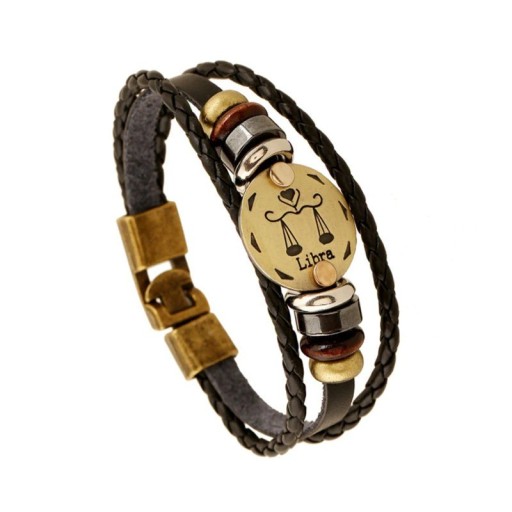 Pulsera de signo del zodiaco para hombre