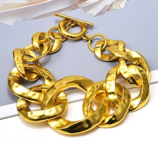 Pulsera masiva de mujer con cierre americano