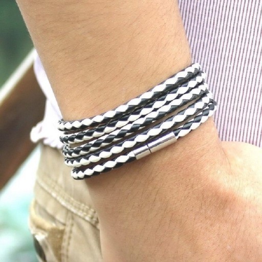 Pulsera multicapa para hombre H376