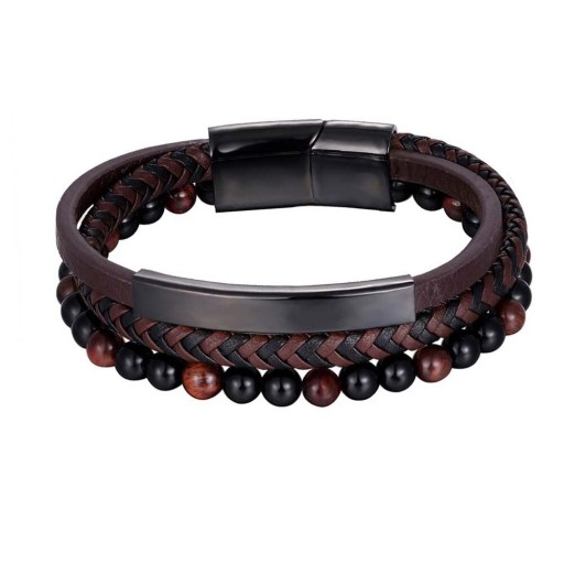 Pulsera multicapa para hombre H520