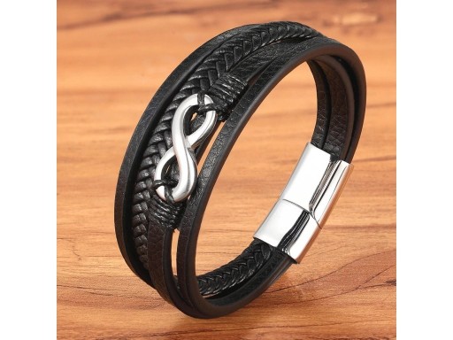 Pulsera multicapa para hombre J107